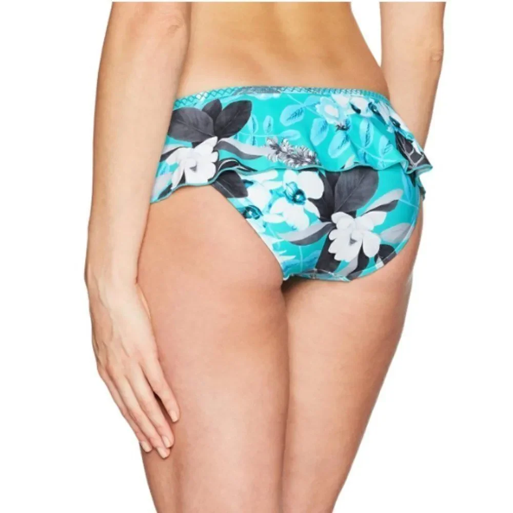 Seafolly Sz 10 Twist Halter Singlet Tankini and matching bottom 2 piece set